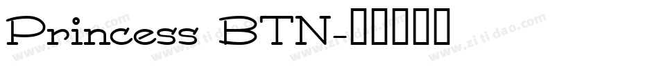 Princess BTN字体转换